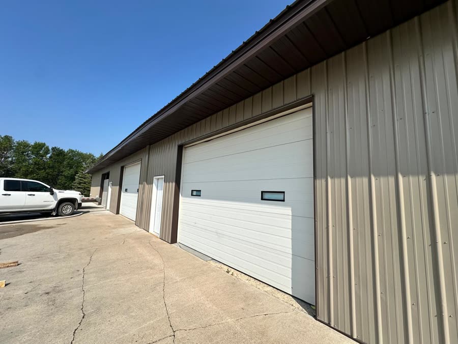 Tan walls with dark brown trim · white doors — real WBYS build