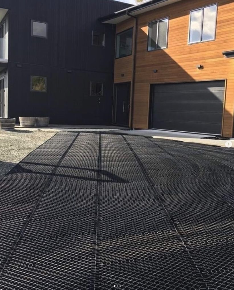 MAXABASE grid driveway beside a building